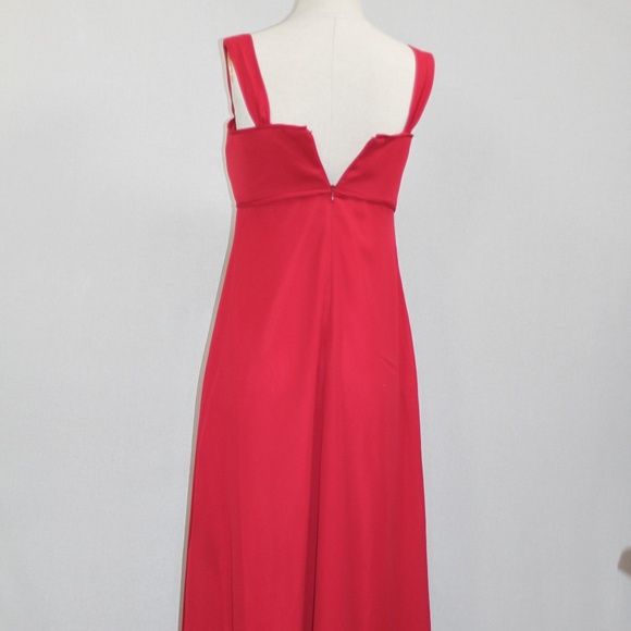 David's Bridal Red Gown - Picture 6 of 11